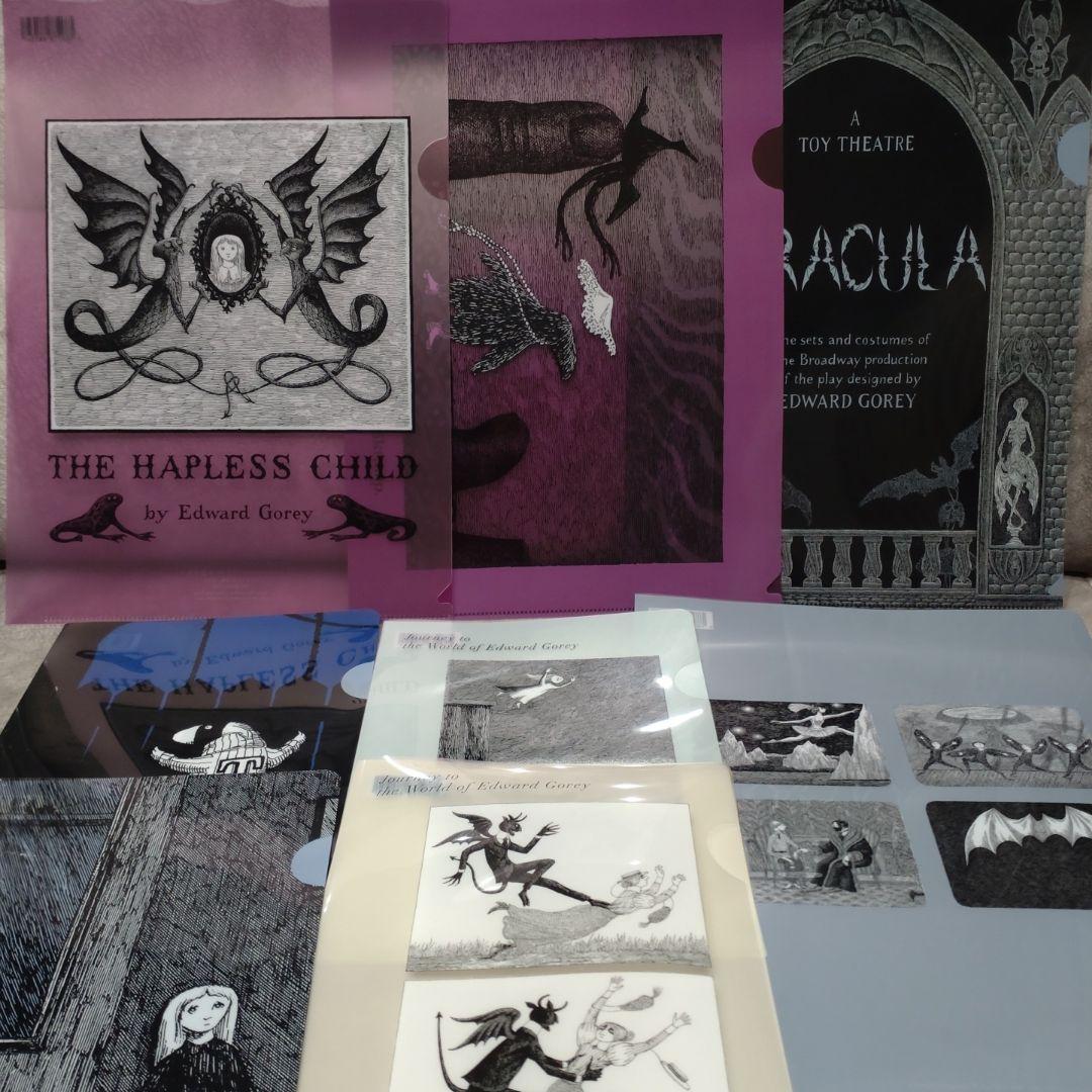 エドワード・ゴーリー　展　クリアファイル エドワード・ゴーリー 展 クリアファイル ヴァニラ画廊ウェブストア