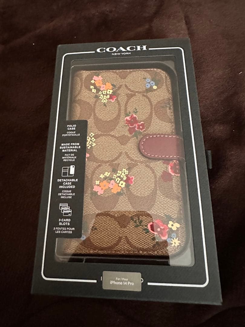 ★本日削除★COACH iPhone 14 Pro 用 花柄ケース　新品　未使用 楽天市場】【正規代理店】 コーチ iPhone14 14pro 14plus 14promax