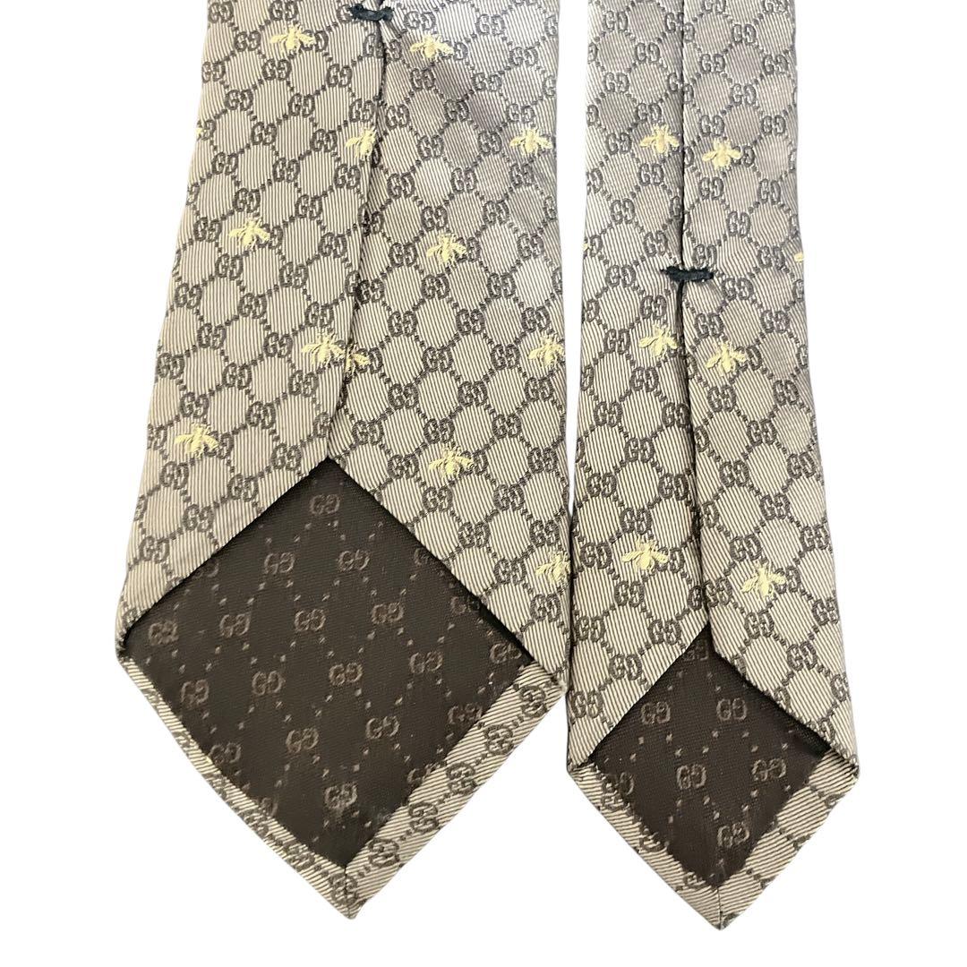 極美品】GUCCI グッチ ネクタイ GG柄 蜂モチーフ ビー 現行タグ - メルカリ