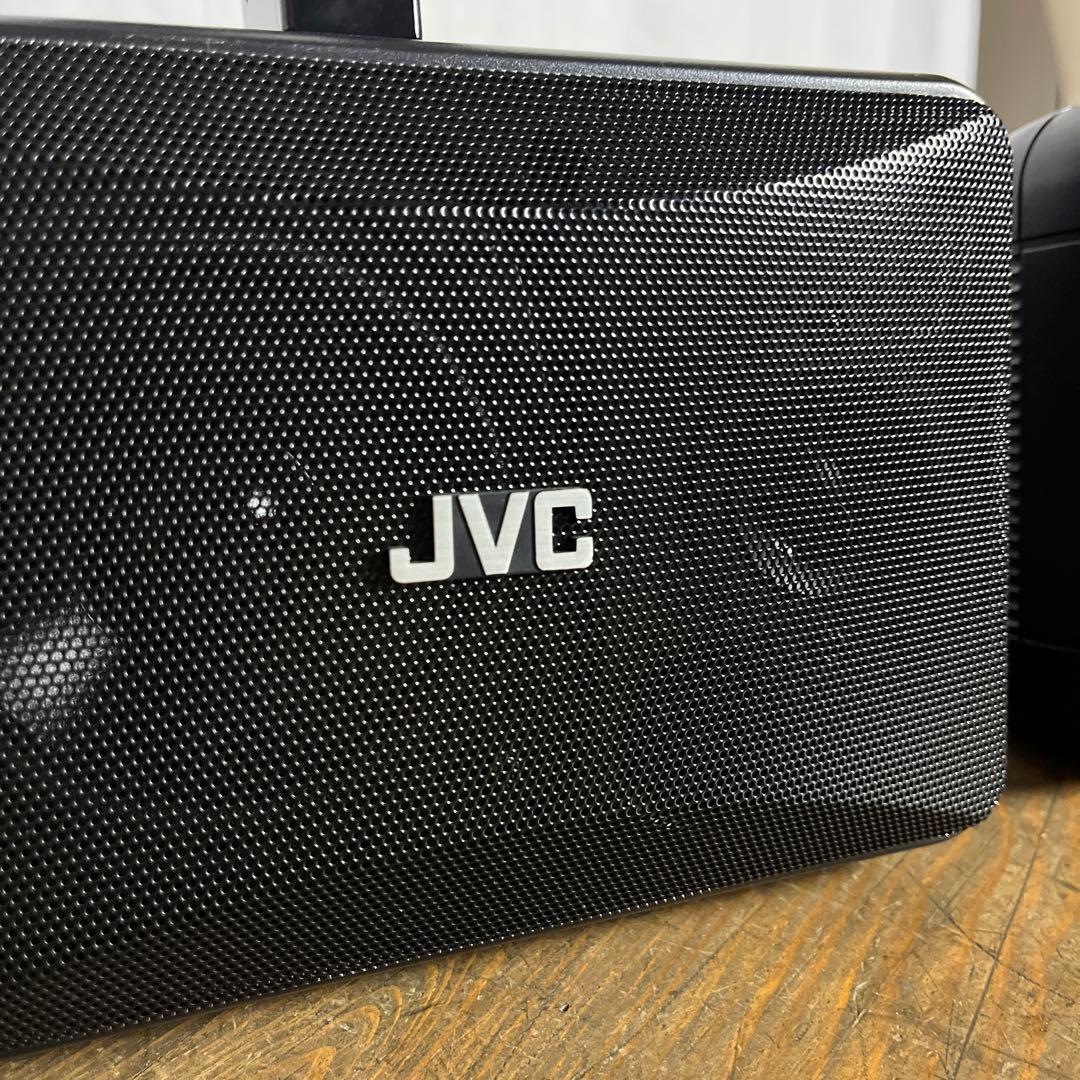 JVC◾️PS-S10B コンパクトスピーカー 左右ペア ブラケット付き