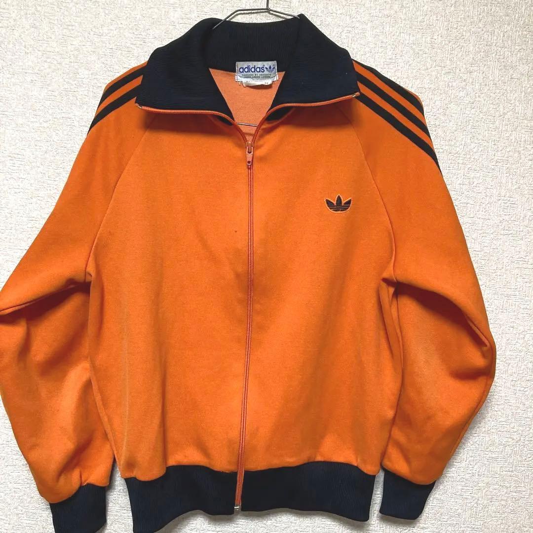 adidas トラックジャケット アディダス 80s オレンジ 1号 小松菜奈