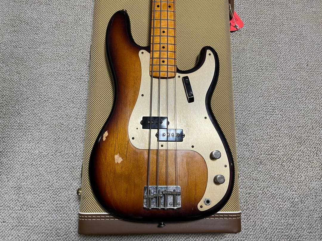 ベース Fender American Vintage Precision Bass American Vintage '57 Precision Bass 2-Tone Sunburst | 【クロサワ