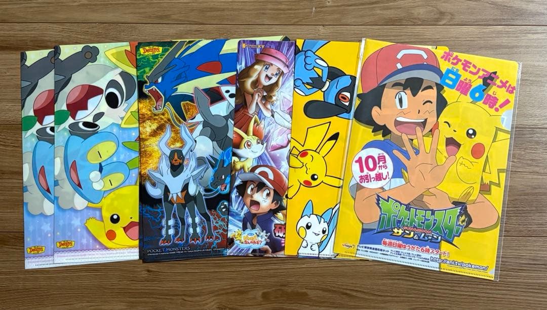 ポケモン クリアファイル 7枚まとめ売り - メルカリ