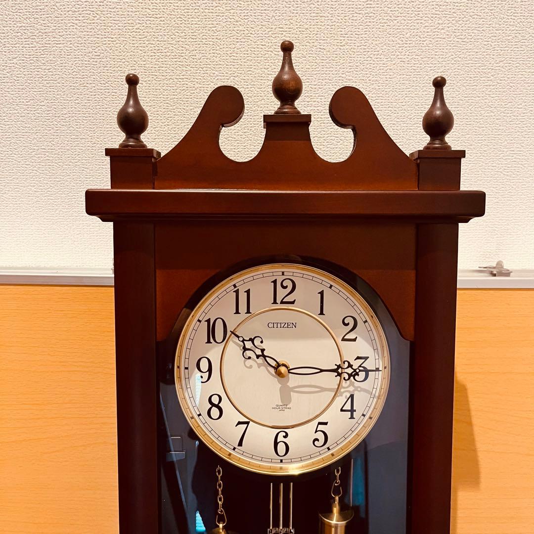 CITIZEN 振り子時計 ストロークN 報時付き 4MJ807-N06 - メルカリ