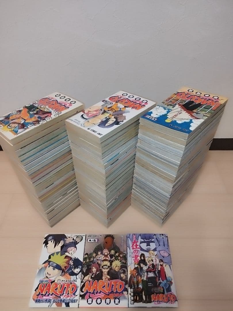 ナルト 全巻セット 1巻〜72巻 完結 +関連本3冊 - メルカリ