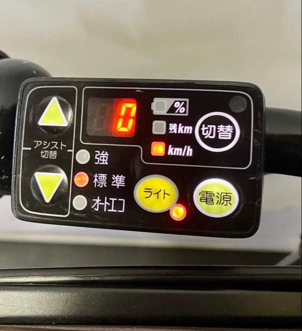 1年保証 ブリヂストン 20インチ 子供乗せ 3人乗り 茶色 電動アシスト