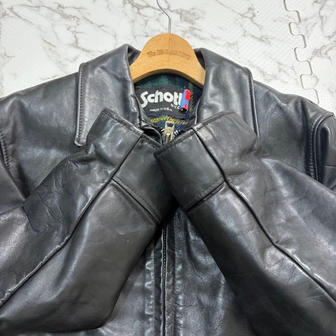 希少モデル✨schott トラッカージャケット 659 40size ブラック - メルカリ