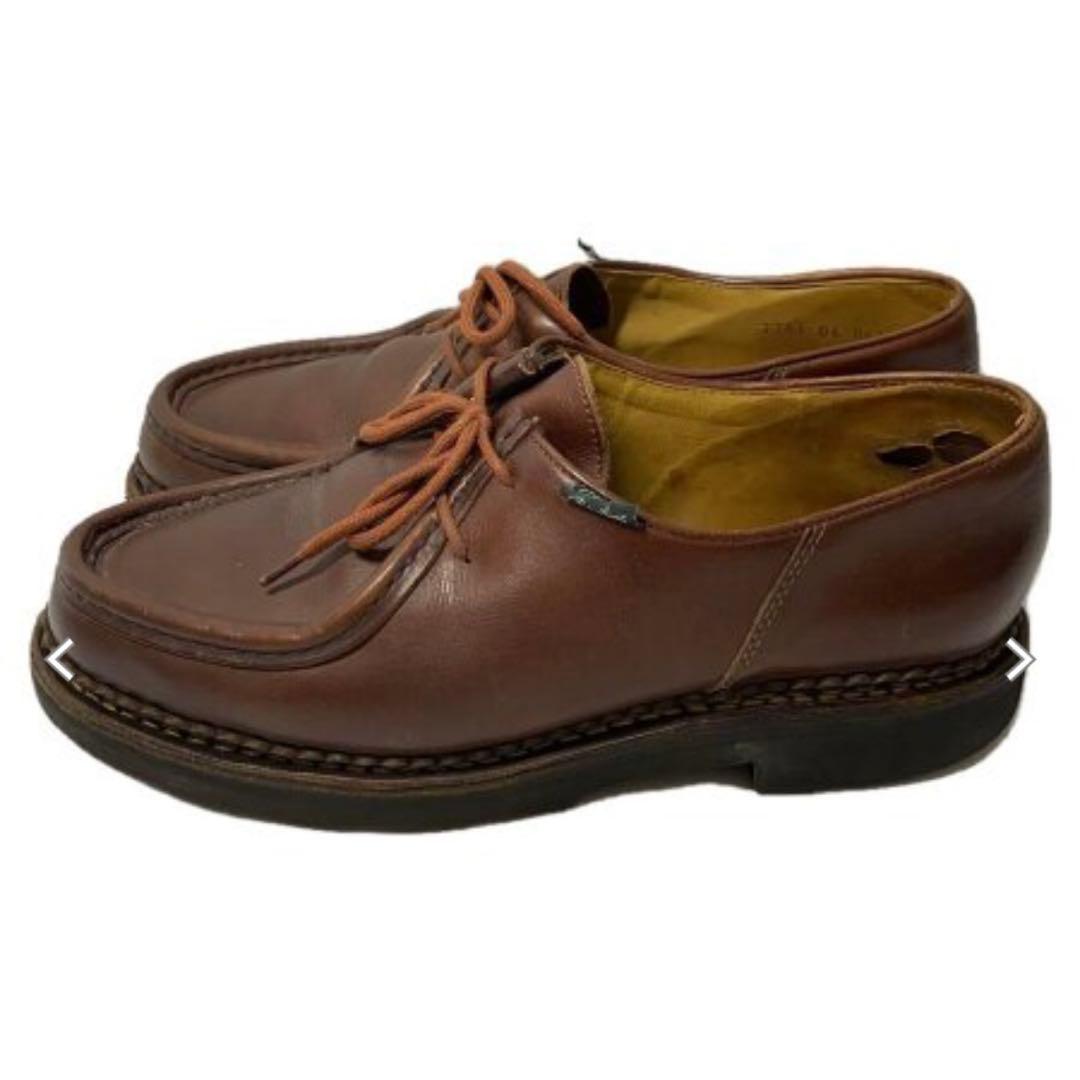 1296 Paraboot ミカエル 41 25.5cm マロン 茶色 レザー