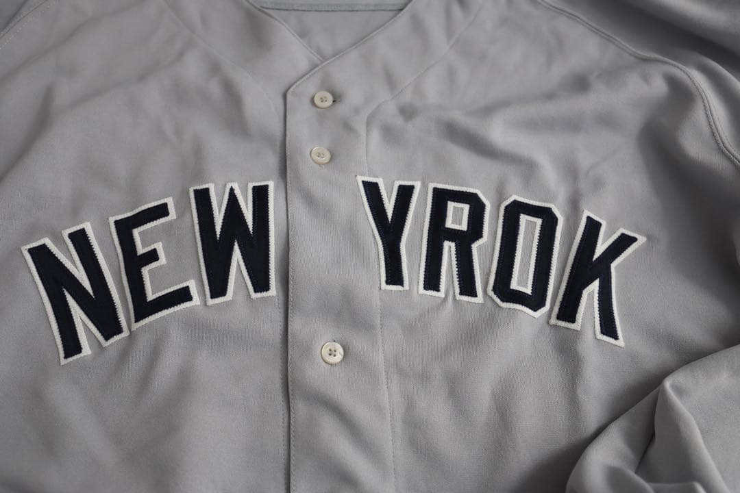 レア 松井秀喜 ヤンキース 2003年 プロカットロードジャージ 誤植あり