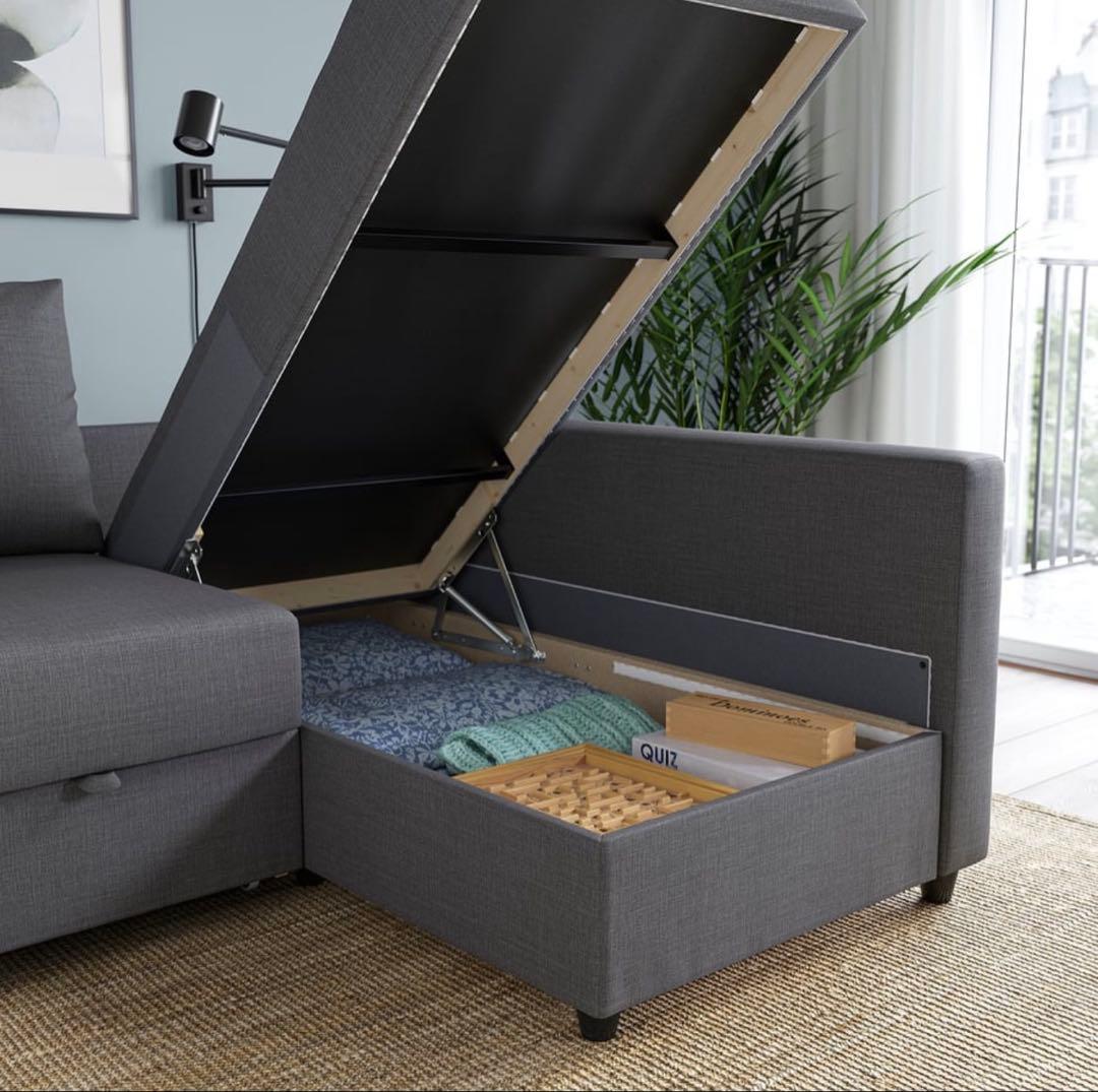 収納付きソファベッド 1.4m×2m｜美品