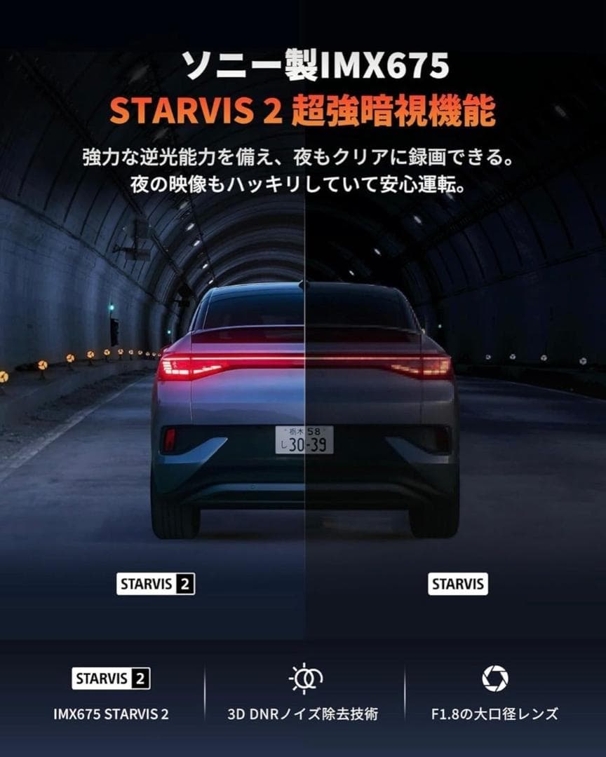 3001_1 新品 70mai Dash Cam A510ドライブレコーダー - メルカリ