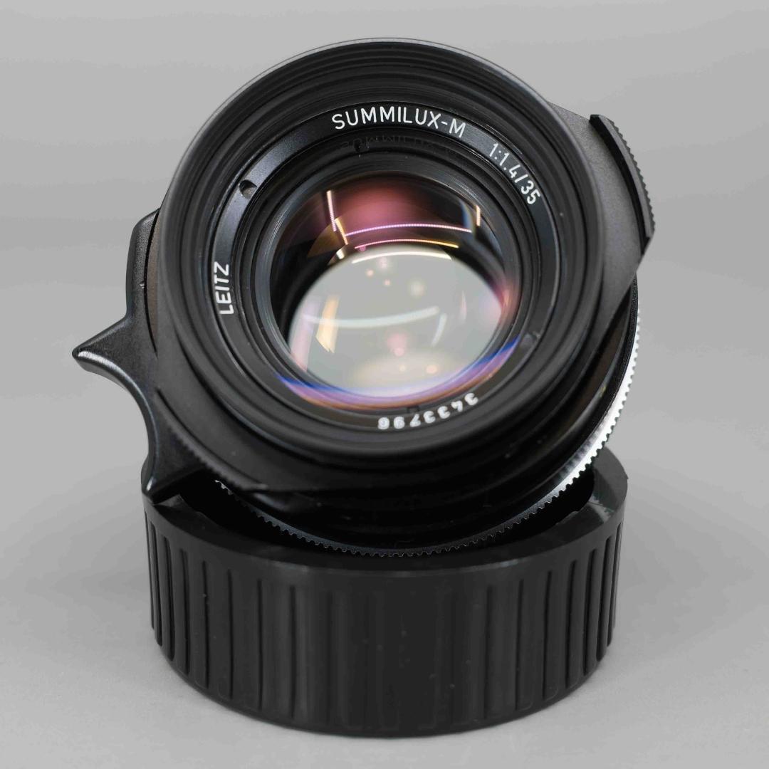 【美品】LEICA ズミルックス 35mm f1.4 2nd ストッパーなし SUMMILUX-M 35mm F1.4 2nd カナダ製 ストッパーなし CA01-R369-2R2A