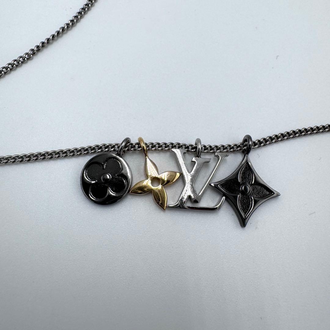 美品】ルイヴィトン LV インスティンクト ネックレス M00521 モチーフ