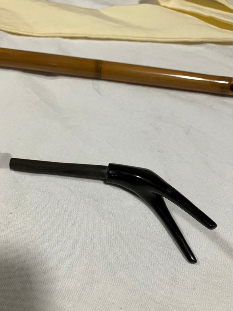 クロダイ様。へら釣り用竿掛け（竿春工房 趣楽）➕天然木万力（黒檀