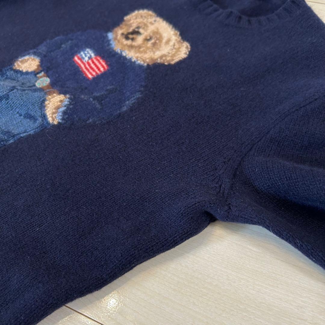 ポロラルフローレン ポロベア 刺繍 クルーネック ニット セーター