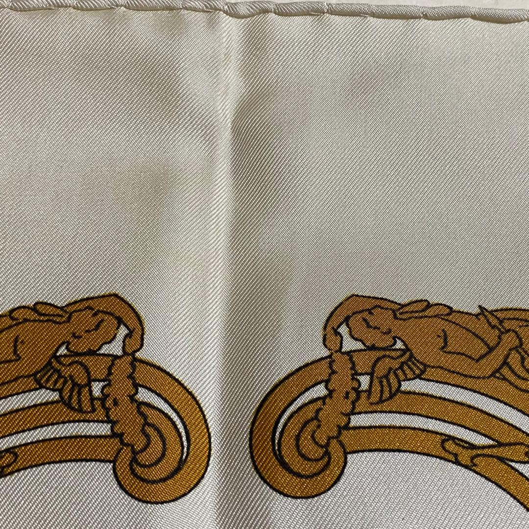 HERMES カレ90 大判シルクスカーフ PROUES 船首像 エルメス エルメス