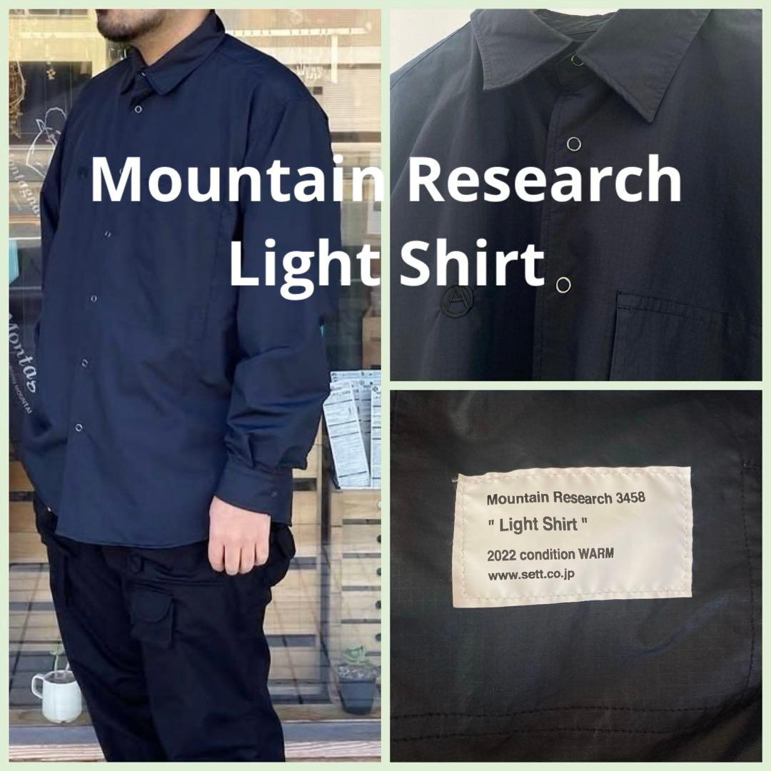 トップス Mountain Research / \"Light Shirt\" Mountain Research #3224 