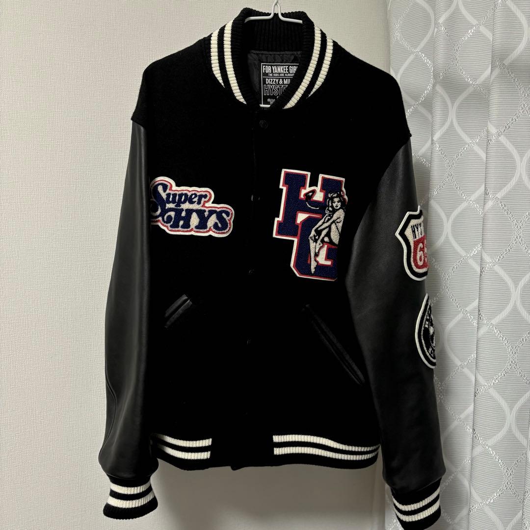 タイムセール【美品】HYSTERIC GLAMOUR スタジャン Lサイズ Yahoo!オークション - USA製 HYSTERIC GLAMOUR ヒステリックグラマー