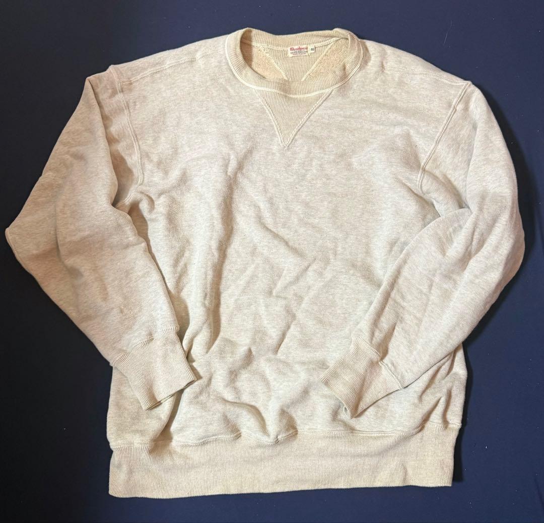 WAREHOUSE ウエアハウス スウェット トレーナー 無地オートミール46 WAREHOUSE（ウエアハウス） ＆CO. 401 CREW NECK SWEAT SHIRTS