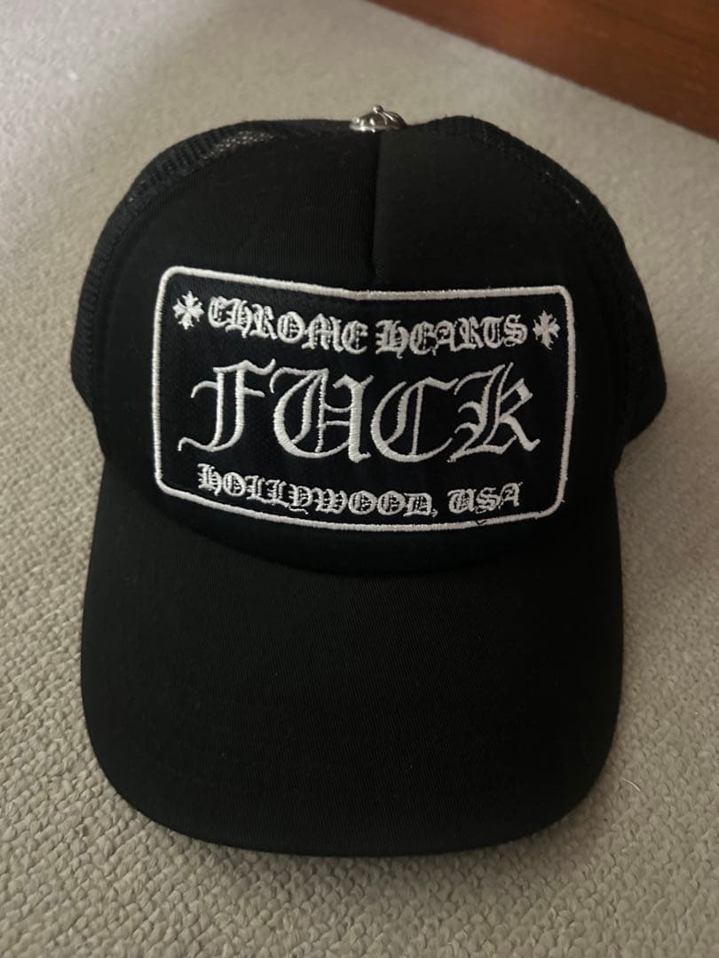 CHROME HEARTS メッシュキャップ ブラック - メルカリ