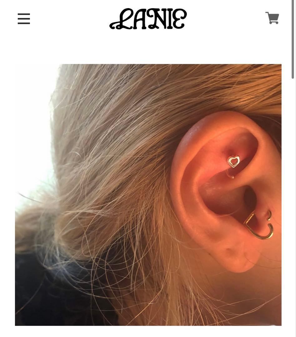 LANIE ピアス ハート 16G - メルカリ