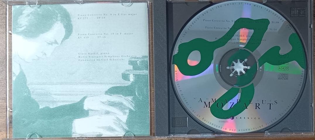 ハスキル モーツァルト9,19番 CD - メルカリ