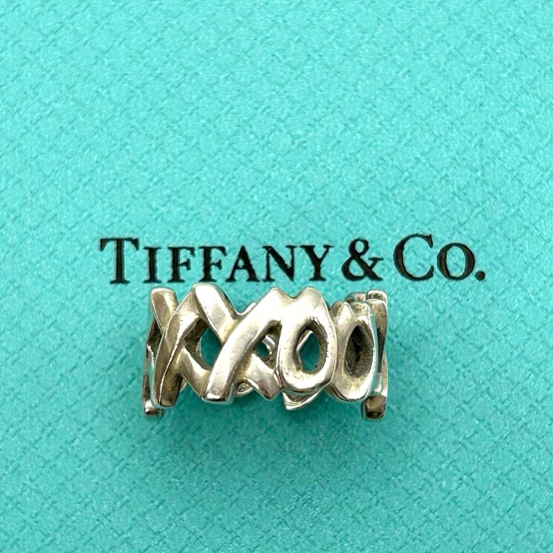 TIFFANY&Co. ラブ&キス リング 約10号 シルバー 925 - メルカリ