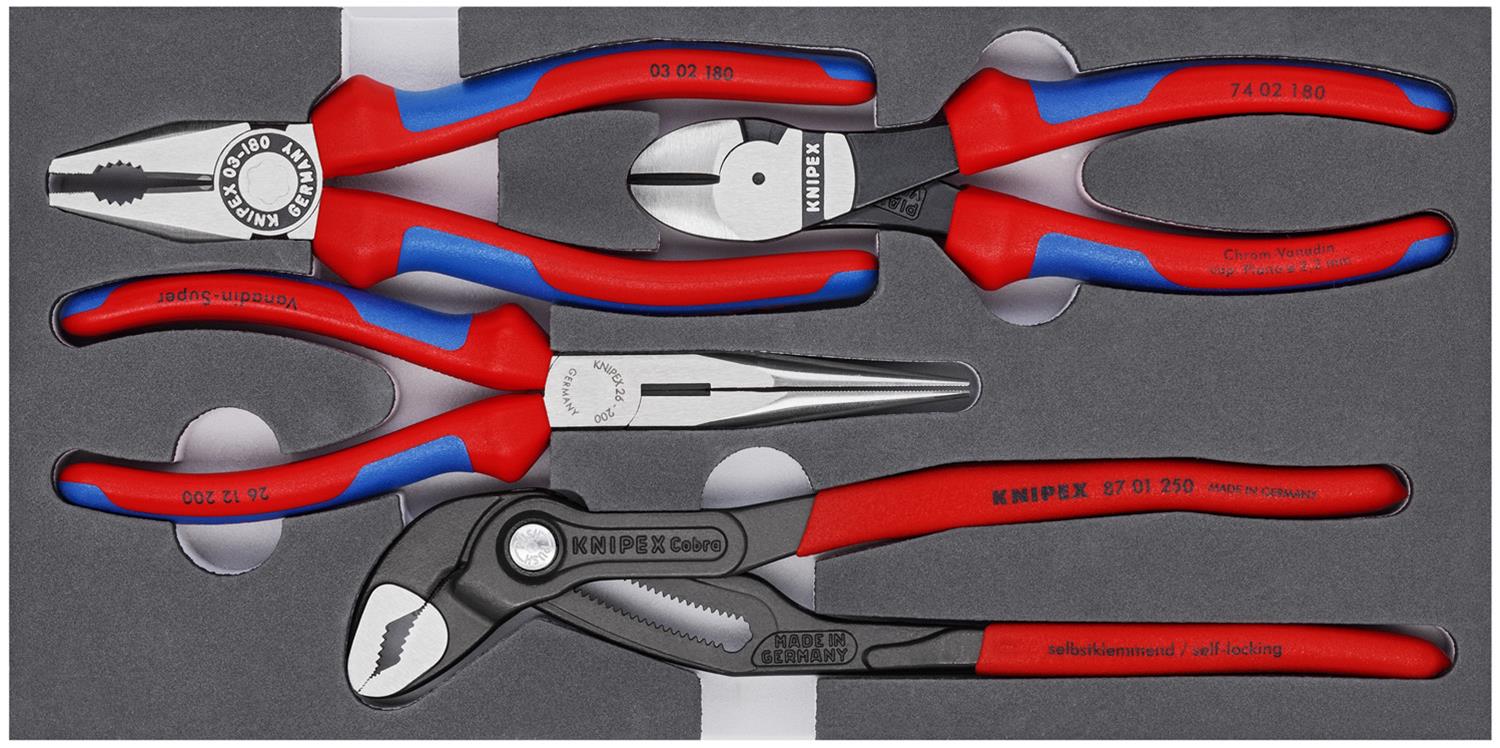 Knipex 00 20 01 V15 Knipex Assorted Pliers Sets | Summit Racing