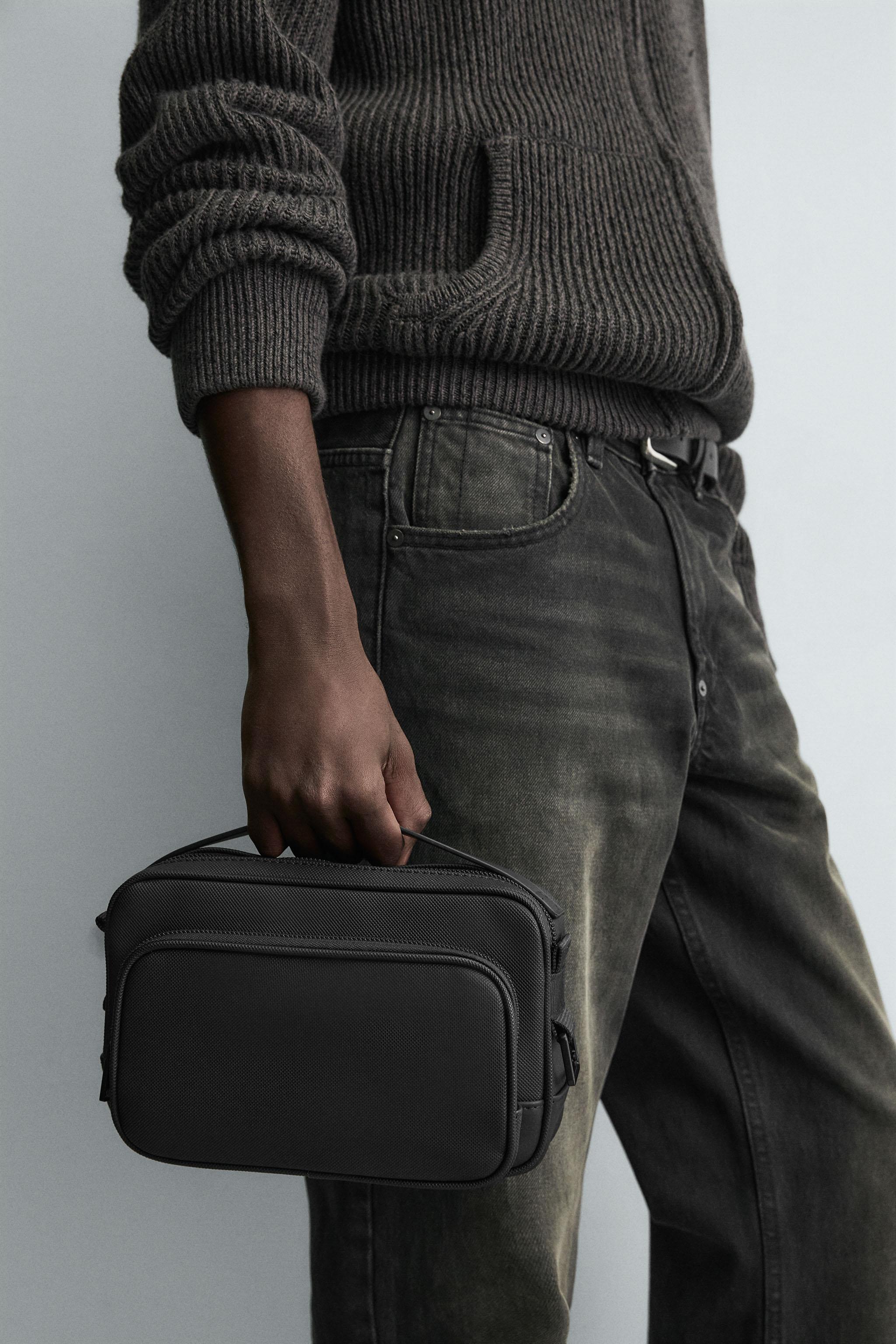 テクスチャードクロスボディバッグ - ブラック | ZARA Japan / 日本