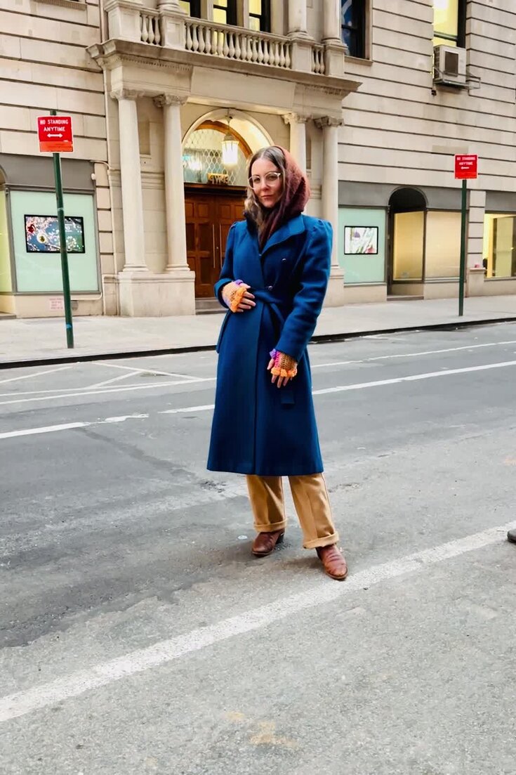 Street Style Trend of the Week: A Colorful Cobalt Coat - The New
